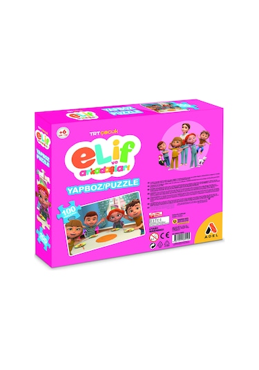 TRT Çocuk Elif ve Arkadaşları 100 'lü Puzzle