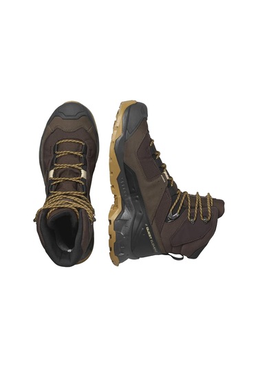 Salomon Quest Element Gtx Erkek Outdoor Ayakkabı Delicioso/black/dull Gold 001