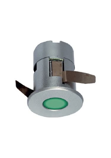 220V 0.5Watt Yuvarlak Yeşil Mini Led Spot
