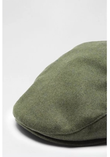Superstorm Erkek Şapka Yün Flat Cap Kasket