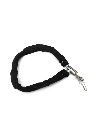 Symbee Dayanıklı Çelik Zincir Kilit - Bisiklet, Motosiklet Ve Scooter İçin Kırılmaz Çelik Kilit - 80cm Uzunluk - 2 Anahtarlı