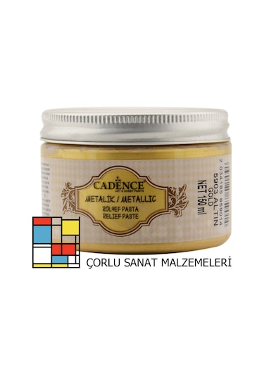 Metalik Rölyef Pasta 5903 Altın  150Ml