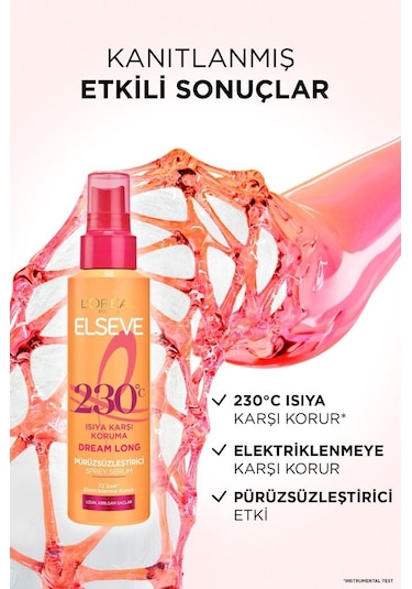 Elseve Dream Long Isı Koruyucu & Pürüzsüzleştirici Sprey Serum 150 ML
