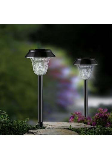 Cbtx Cıs-57454 6 Adet / Takım Ip65 Su Geçirmez Bahçe Hissesi Işık Veranda Yard Çim İçin Güneş Enerjili Led Lamba - Sıcak Beyaz Işık Diğer