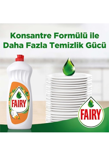 Fairy Sıvı Bulaşık Deterjanı Portakal Kokulu 1500 ML