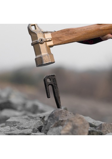 Padalink "dayanıklı Çelik Çadır Kazığı - 20cm Yüksek Mukavemetli Kamp & Plaj Sabitleme Aparatı" Çok Renkli