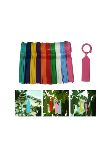 Homyl 100x Asılı Bitkiler Etiketleri Pot Işaretleyici Kreş