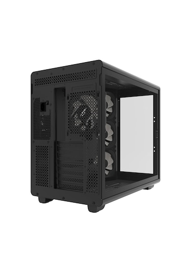 Hawk Gaming Hc710 850w 80+ Bronze Argb Akvaryum Atx Mid Tower Siyah Gaming Kasa
