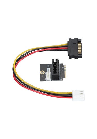 Yuntech01 M.2 Ngff Anahtar A/a+e/e'den Pcı-e 1x'e Dönüştürücü Adaptörü - 5v/12v Güç Kaynağı, Pcıe Kart Desteği, Çoklu İşletim Sistemi Desteği