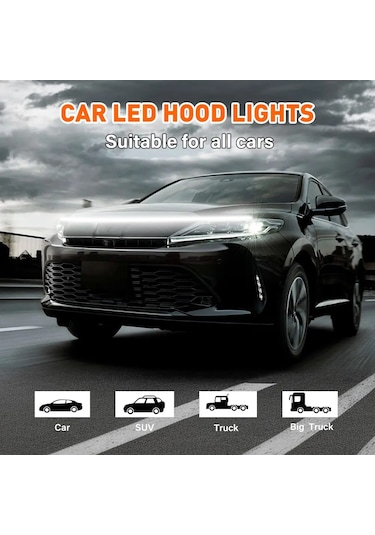 Renault Megane 2 Kaput Ledi, Gündüz Ledi, Silikon 150cm Beyaz