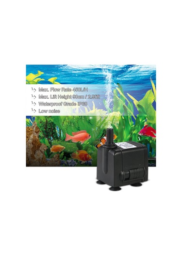 Water Strider 450 L - H 6 W Akvaryum İçin Masaüstü Dalgıç Su Pompası