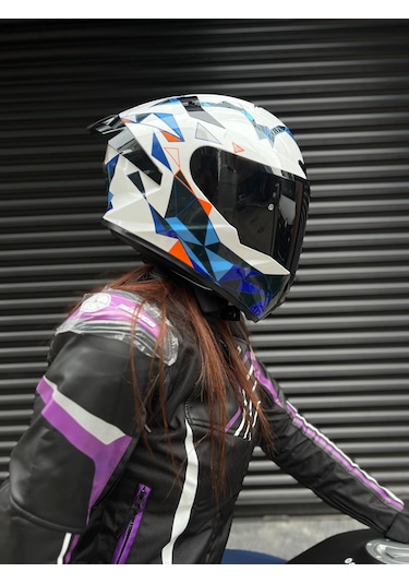 Rivox R2 Geometri Kapalı Kask