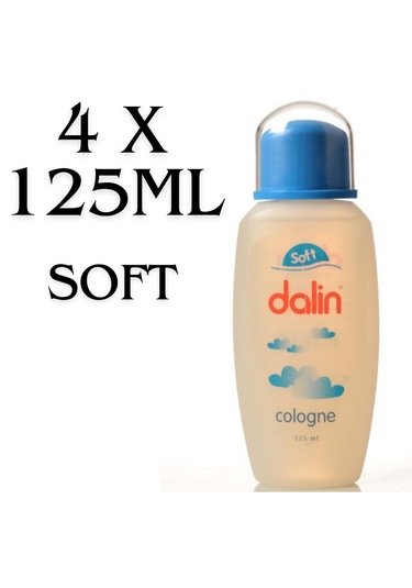 Dalin Soft Kolonya Mavi Kapak 4 x 125 ML