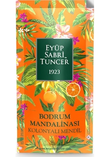Eyüp Sabri Tuncer Bodrum Mandalinası Küçük Boy Kolonyalı Mendil 150'li