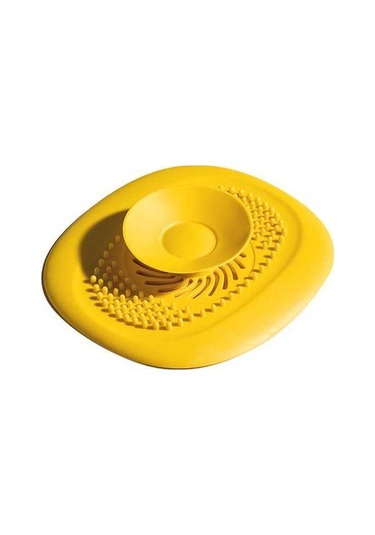 Didadodo Banyo & Mutfak İçin 2'li 1 Arada Saç Tutucu - Sarı Renk Seçenekli Renkli Sarı