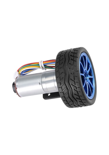 Dianziye Jga25-371 12v 100rpm Azaltma Motoru Seti - Akıllı Araçlar, Robotlar İçin Dayanıklı Metal Dişliler Ve Tamamen Kapalı Yapı