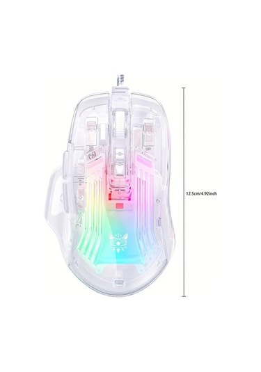 Besthome1 Onıkuma Beyaz Mekanik Faret - Sessiz Optik Sensör, Ergonomik Tasarım -