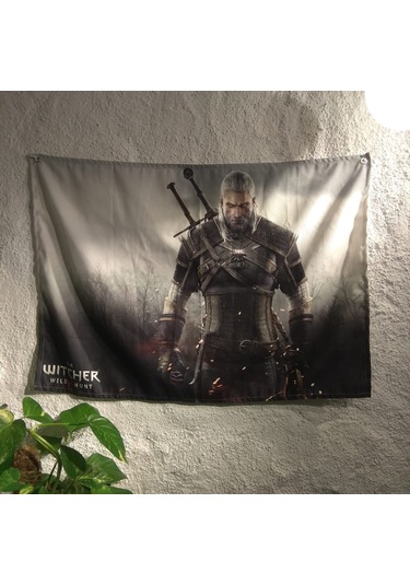 The Witcher Wild Hunt Duvar Örtüsü