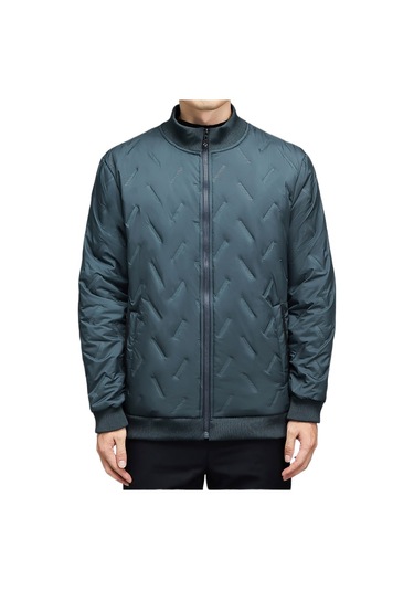 Edwardest Erkekler İçin Tüylü Pamuklu Polar Astarlı Ceket Yeşil