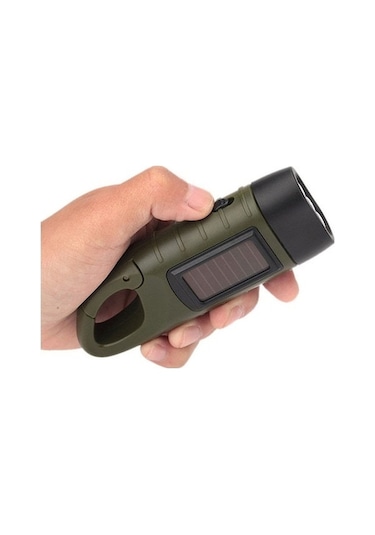 Yifomall Askeri Yeşili Eldivenli El Feneri, Led Işık Kaynağı, Ev Ve Doğa İçin Acil Kullanim, Dağcılık Ve Kamp Malzemesi Yeşil