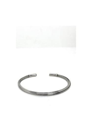 Oya Silver Dingin Akış Gümüş Tel Bilezik Modeli 8537527