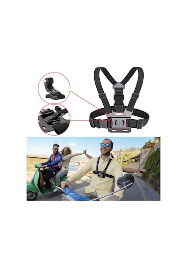 Gplus St009 Gopro Eken Sjcam Aksiyon Kamera Aksesuar Set 9 Parça