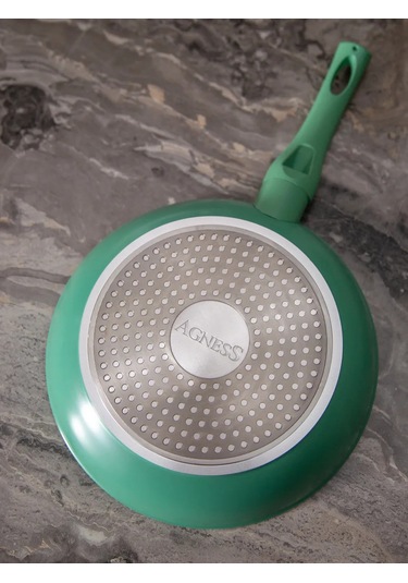 Agness Smoky Tava 22 Cm Yapışmaz Yüzeyli 209163926 Yeşil