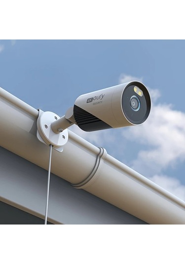 Honeybeeshop Eufy Security Solocam S340 E30 Kanal Askısı Hh Beyaz Duvara Monte Güneş Enerjili Güvenlik Kamerası Beyaz 1 Paket Dış Mekan