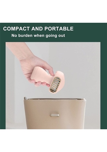 Ofis Kampı Dış Mekan, Pembe Için 500 Mah Pil Usb Şarj Edilebilir Fan 4384 Pembe