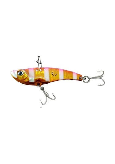 Savage Gear 3d Vib Blade 14.5gr 5.5cm Vibrasyon Jig Yem Gold Pink Zebra Glow