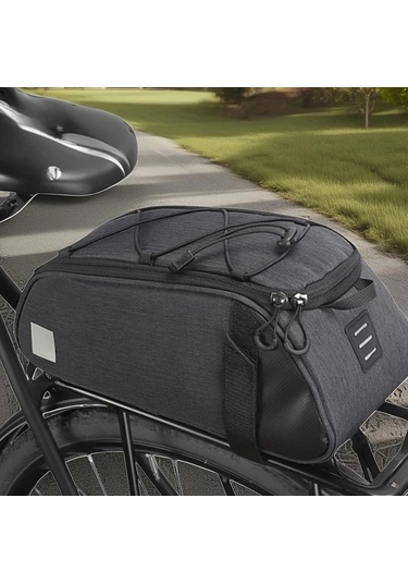 Willowhaven Durable Cycling Bag 7l Gray Polyester Bisiklet Bagaj Çantası Dayanıklı Outdoor Ergonomik Çok Bölmeli Haki