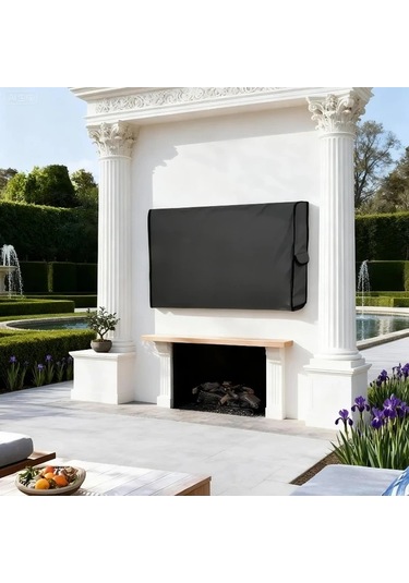 Gateesat 55-59" Ağır Hizmet 500d Dış Mekan Tv Kılıfı Dayanıklı Kilitli Kapatma