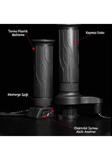 Motowolf Isıtmalı Elcik 3 Kademe Isı Ayarlı Elcik Isıtma