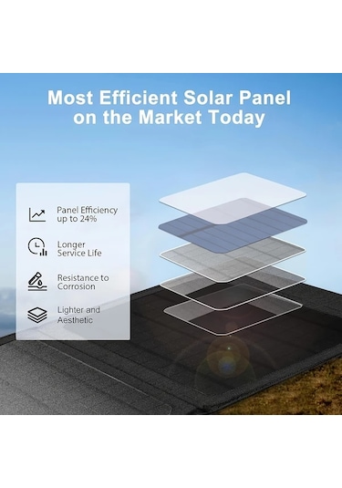 Elmpaly Yeni Altı Katlanır 60w Taşınabilir Güneş Enerjili Şarj Cihazı - Usb 5v Çıkışlı, Kamp Ve Seyahat İçin Powerbank, Fan, Fener