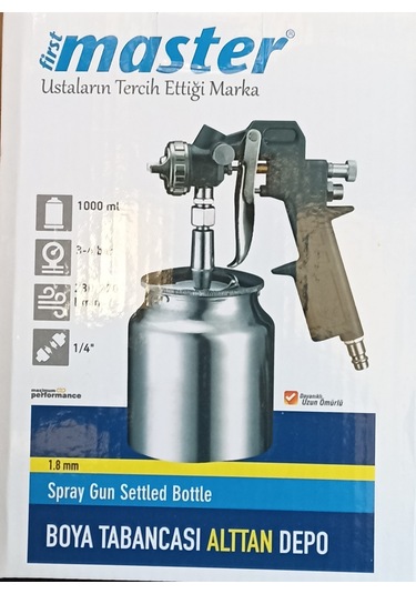 Master Boya Tabancası Alttan Depolu 1.8 MM