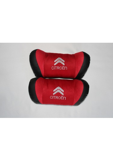 Cıtroen Kırmızı İkili Boyun Yastığı