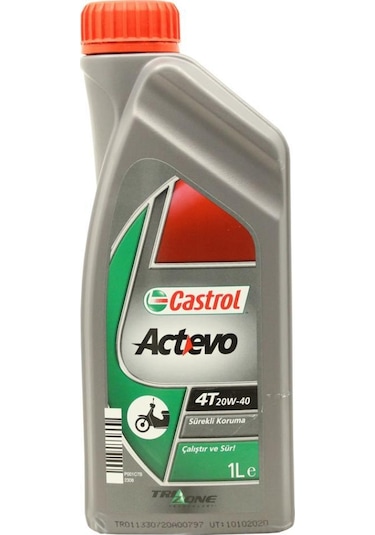 Castrol Actevo 20W-40 4T 4 Zamanlı Motosiklet Yağı 1 L