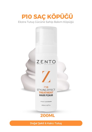 Zento Stylıng Effect Treatment Haır Foam P10 Köpük 200 Ml