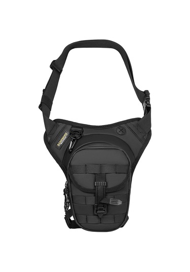 Skycity Motorcycle Çok Amaçlı Çanta: Yağ Tankı/bel/bacak Çantası, Su Geçirmez, Genişletilebilir, Poliester, Siyah Ya679