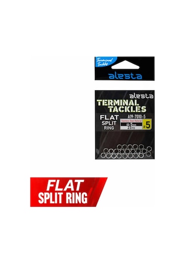 Alesta Flat Split Ring Suni Yem Halkası No: 5