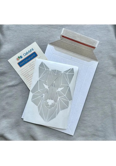 Damani Term Etiketli Giysi İçin Geometrik Termotransfer Sticker 142304045