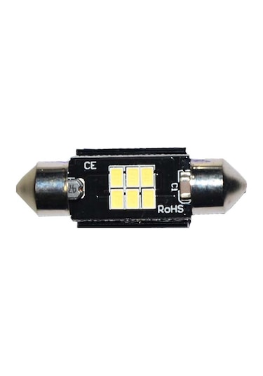 Sofit LED Ampul 6 LED Beyaz 12V 36Mm Can Bus 2 Adet