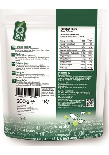 Otamon Kuru Üzüm 200 G