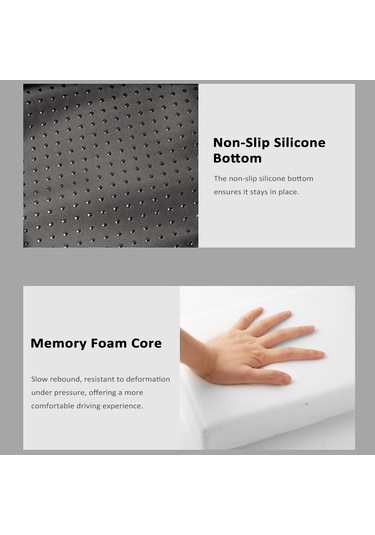 Skycity Araba Konsol Kılıfı - Pu Deri Hafıza Köpüğü, Genişletilmiş Kalın, Evrensel Uyumlu, Siyah Büyük Boy