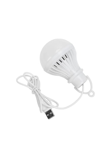 Mufunye Usb İle Çalışan Akıllı Led Feneri - 7w 280 Lumens, Parlak Soğuk Beyaz Işık, Dimmable, Taşınabilir Kamp Ve İç Mekan Işığı