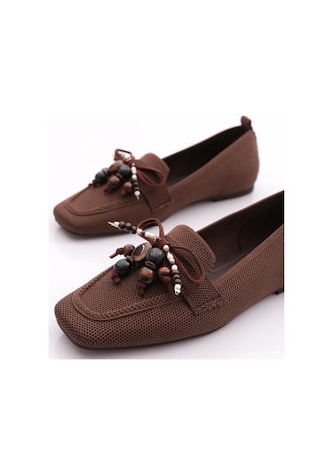 Dgn Pm386-k4004 Kadin Babet Kahve Triko
