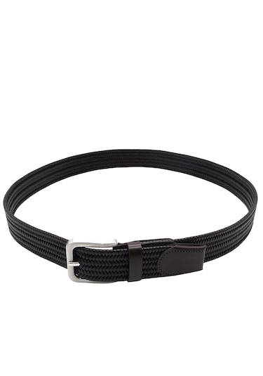Pierre Cardin Premium Örgü Deri Kemer En 3,5 Cm Pc-1712 Kahverengi