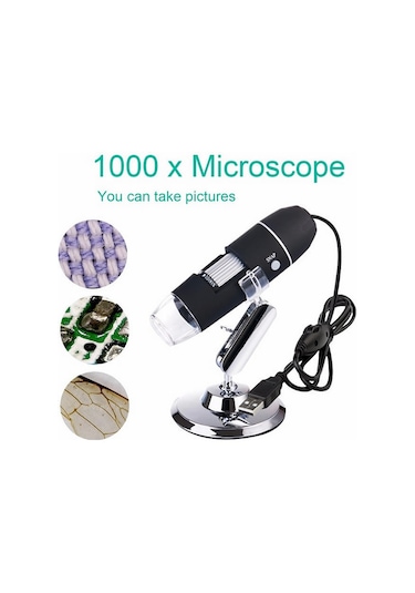 Brons 1000x Usb Hd Cmos 8 Led Dijital Mikroskop