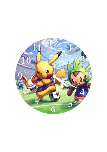 Powerpuff Girls Çizgi Film Çap 30cm Sessiz Akar Bombeli Gerçek Cam Duvar Saati Siyah