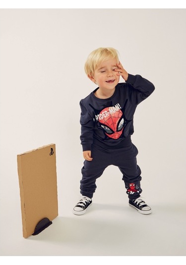 Name It Spiderman Antrasit Erkek Çocuk Sweatshirt 13221195 001 Antrasit